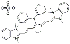 2-((E)-2-(2-()-3-[(E)-2-(1,3,3-׻-1,3--2H--2-)ҁ]-1-h(hun)ϩ-1-)ϩ)-1,3,3-׻-3H-}Y(ji)(gu)ʽ_110992-57-9Y(ji)(gu)ʽ