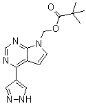 [4-(1H--4-)-7h-[2,3-d]-7-]׻׻}Y(ji)(gu)ʽ_1146629-77-7Y(ji)(gu)ʽ