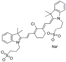 2-[2-[2--3-[2-[1,3--3,3-׻-1-(3-)-2H--2-)ҁ]-1-h(hun)ϩ-1-]ϩ]-3,3-׻-1-(3-)-3H-(ni)}c}Y(ji)(gu)ʽ_115970-63-3Y(ji)(gu)ʽ