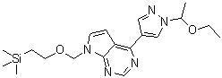 4-(1-(1-һ)-1H--4-)-7-((2-(׻׹))׻)-7h-[2,3-d]ऽY(ji)(gu)ʽ_1187595-88-5Y(ji)(gu)ʽ
