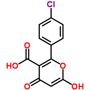 6-(4-ȱ)-4-u-2--2H--5-Y(ji)(gu)ʽ_16801-01-7Y(ji)(gu)ʽ