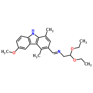N-(2,2-һ)-1-(6--1,4-׻-9H--3-)װY(ji)(gu)ʽ_18073-24-0Y(ji)(gu)ʽ