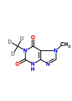 7-׻-1-(<sup>2</sup>H<sub>3</sub>)׻-3,7--1H--2,6-ͪY(ji)(gu)ʽ_188297-90-7Y(ji)(gu)ʽ