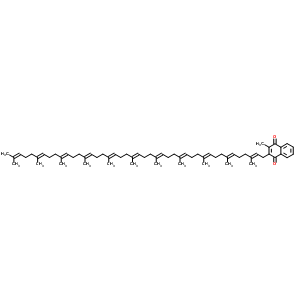 2-׻-3-[(2E,6E,10E,14E,18E,22E,26E,30E,34E,38E)-3,7,11,15,19,23,27,31,35,39,43-ʮһ׻-2,6,10,14,18,22,26,30,34,38,42-ʮ̼ʮһϩ]-1,4-ͪY(ji)(gu)ʽ_19228-10-5Y(ji)(gu)ʽ