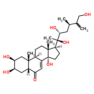 (22R)-2beta,3beta,14,20,22,26-u-5beta--7-ϩ-6-ͪY(ji)(gu)ʽ_20512-31-6Y(ji)(gu)ʽ