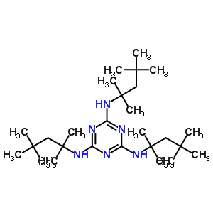 n2,n4,n6-(1,1,3,3-ļ׻)-1,3,5--2,4,6-Y(ji)(gu)ʽ_21840-38-0Y(ji)(gu)ʽ