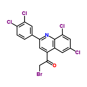 2--1-[6,8--2-(3,4-ȱ)-4-]-ͪY(ji)(gu)ʽ_25840-28-2Y(ji)(gu)ʽ