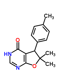 5,6--6,6-׻-5-(4-׻)-߻૲[2,3-d]-4(3H)-ͪY(ji)(gu)ʽ_27228-59-7Y(ji)(gu)ʽ