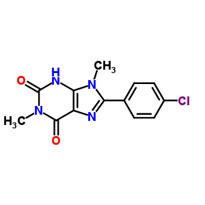 8-(4-ȱ)-3,9--1,9-׻-1H--2,6-ͪY(ji)(gu)ʽ_29220-28-8Y(ji)(gu)ʽ