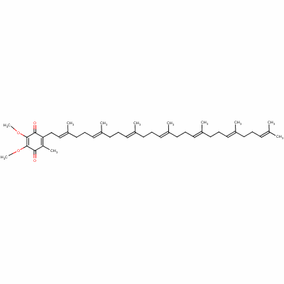 2-(3,7,11,15,19,23,27-߼׻ʮ̼-2,6,10,14,18,22,26-ϩ)-5,6--3-׻h(hun)-2,5-ϩ-1,4-ͪY(ji)(gu)ʽ_303-95-7Y(ji)(gu)ʽ