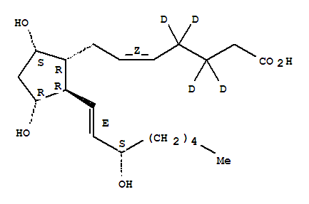 (5Z,9alpha,11alpha,13E,15S)-9,11,15-u(3,3,4,4-<sup>2</sup>H<sub>4</sub>)ǰ-5,13-ϩ-1-Y(ji)(gu)ʽ_34210-11-2Y(ji)(gu)ʽ