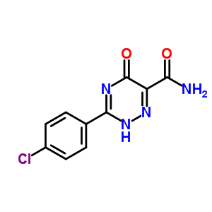 3-(4-ȱ)-5--2H-1,2,4--6-Y(ji)(gu)ʽ_36286-82-5Y(ji)(gu)ʽ