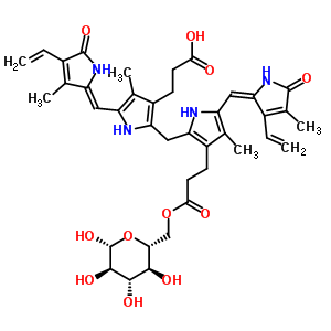 3-[5-[(Z)-(4-ϩ-3-׻-5--2-)׻]-2-[[5-[(E)-(3-ϩ-4-׻-5--2-)׻]-4-׻-3-[3--3-[[(2R,3S,4S,5R,6R)-3,4,5,6-uĚ-2-]]]-1H--2-]׻]Y(ji)(gu)ʽ_36570-68-0Y(ji)(gu)ʽ