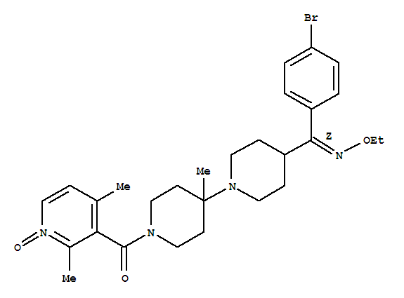 4-[4-[C-(4-屽)-N-]-1-ऻ]-4-׻-1-ऻ]-(2,4-׻-1---3-)ͪY(ji)(gu)ʽ_370893-06-4Y(ji)(gu)ʽ