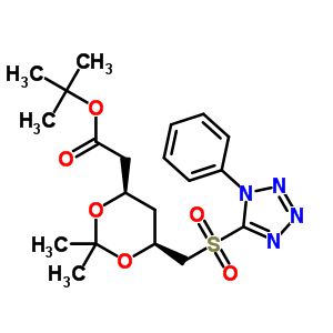 2-[(4R,6S)-2,2-׻-6-[(1--1H--5-)׻]-1,3--4-]嶡Y(ji)(gu)ʽ_380460-37-7Y(ji)(gu)ʽ