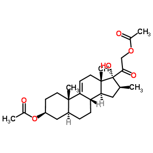 16beta-׻-5alpha-delta 9(11)-ϩ-3beta,17alpha,21--20-ͪ-3beta,21-Y(ji)(gu)ʽ_50633-44-8Y(ji)(gu)ʽ