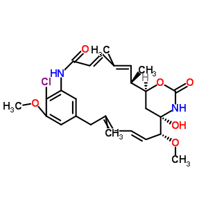 (1R,2R,3E,5E,15E,17E,19R,20S)-10--11,19--2,4,15-׻-20-u-8,21-s-23-sh(hun)[18.3.1.1(9,13)]ʮ̼-3,5,9,11,13(25),15,17-ϩ-7,22-ͪY(ji)(gu)ʽ_52978-30-0Y(ji)(gu)ʽ