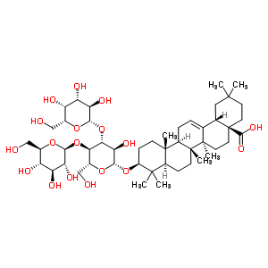 3alpha-[[4-O-beta-D-ǻ-3-O-beta-D-૰ǻ-beta-D-ǻ]]Rչ-12-ϩ-28-Y(ji)(gu)ʽ_53043-29-1Y(ji)(gu)ʽ