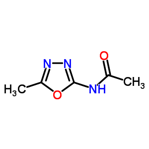 N-(5-׻-1,3,4-f-2-)Y(ji)(gu)ʽ_5378-58-5Y(ji)(gu)ʽ