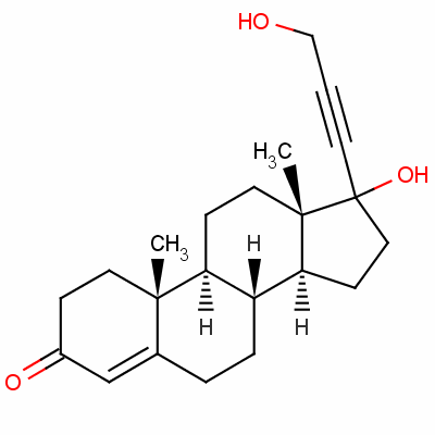 17beta-u-17-(3-u-1-Ȳ)-4-ϩ-3-ͪY(ji)(gu)ʽ_55542-26-2Y(ji)(gu)ʽ