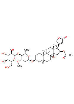 16beta-()-3beta-[(4-O-beta-D-ǻ-3-O-׻-2,6-Ó-alpha-L--)]-14-u-5beta--20(22)-ϩ(ni)Y(ji)(gu)ʽ_56774-61-9Y(ji)(gu)ʽ