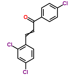 1-(4-ȱ)-3-(2,4-ȱ)-2-ϩ-1-ͪY(ji)(gu)ʽ_57076-84-3Y(ji)(gu)ʽ