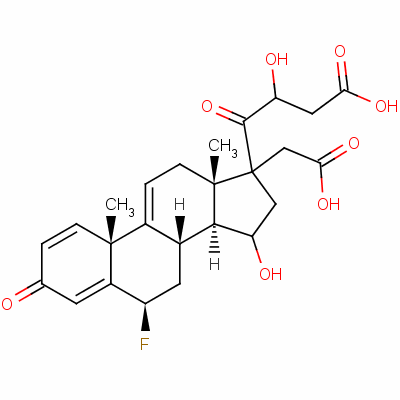 (6beta)-17,21-()-6---1,4,9(11)-ϩ-3,20-ͪY(ji)(gu)ʽ_60864-38-2Y(ji)(gu)ʽ