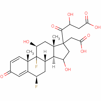 6beta,9--11beta,17,21-u-1,4-ϩ-3,20-ͪ 17,21-()Y(ji)(gu)ʽ_60864-46-2Y(ji)(gu)ʽ