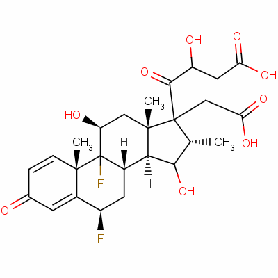 6beta,9--11beta,17,21-u-16alpha-׻-1,4-ϩ-3,20-ͪ 17,21-()Y(ji)(gu)ʽ_60864-47-3Y(ji)(gu)ʽ