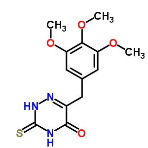 3--6-[(3,4,5-)׻]-2H-1,2,4--5-ͪY(ji)(gu)ʽ_61404-54-4Y(ji)(gu)ʽ