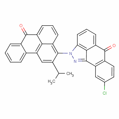 9--2-[2--7--7H-[ȥ]-3-]첢[1,9-cd]-6(2H)-ͪY(ji)(gu)ʽ_61900-99-0Y(ji)(gu)ʽ