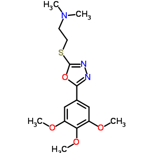 N,N-׻-2-[[5-(3,4,5-)-1,3,4-f-2-]]ҰY(ji)(gu)ʽ_63698-56-6Y(ji)(gu)ʽ