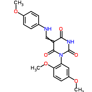1-(2,5-)-5-[[(4-)]׻]-1,3-r(nng)-2,4,6-ͪY(ji)(gu)ʽ_6370-14-5Y(ji)(gu)ʽ