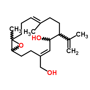 (1R,4E,6S,7R,10E,14R)-6-u-10,14-׻-7-(1-׻ϩ)-15-sph(hun)[12.1.0]ʮ̼-4,10-ϩ-4-״Y(ji)(gu)ʽ_64180-67-2Y(ji)(gu)ʽ
