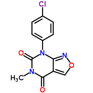 7-(4-ȱ)-5-׻-f[3,4-d]-4,6(5h,7h)-ͪY(ji)(gu)ʽ_65183-66-6Y(ji)(gu)ʽ