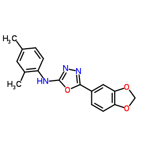 5-(1,3-sh(hun)ϩl-5-)-n-(2,4-׻)-1,3,4-f-2-Y(ji)(gu)ʽ_67829-24-7Y(ji)(gu)ʽ