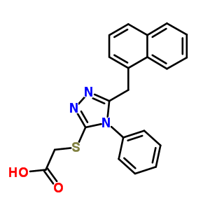 2-[[5-(1-׻)-4--4H-1,2,4--3-]]-Y(ji)(gu)ʽ_68614-60-8Y(ji)(gu)ʽ