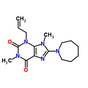 8-(-1H-s-1-)-3,9--1,9-׻-3-(2-ϩ-1-)-1H--2,6-ͪY(ji)(gu)ʽ_7468-16-8Y(ji)(gu)ʽ