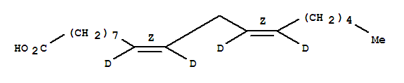 (9Z,12Z)-9,12-ʮ̼ϩ-9,10,12,13-D4Y(ji)(gu)ʽ_79050-23-0Y(ji)(gu)ʽ