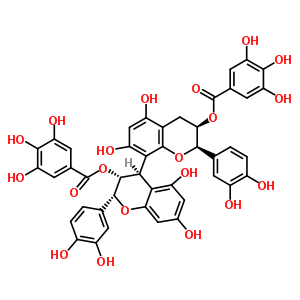 [(2R,3R,4R)-2-(3,4-u)-4-[(2R,3R)-2-(3,4-u)-5,7-u-3-(3,4,5-u)-ɫM-8-]-5,7-u-ɫM-3-]3,4,5-uY(ji)(gu)ʽ_79907-44-1Y(ji)(gu)ʽ