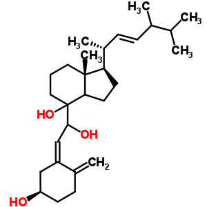 (3beta,5Z,7R,8alpha,22E)-9,10-_h(hun)-5,10(19),22-ϩ-3,7,8-Y(ji)(gu)ʽ_84985-78-4Y(ji)(gu)ʽ