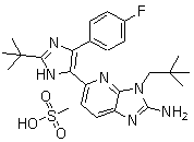 5-[2-(嶡)-4-(4-)-1H--5-]-3-(2,2-׻)-3H-[4,5-B]-2-׻}Y(ji)(gu)ʽ_862507-23-1Y(ji)(gu)ʽ