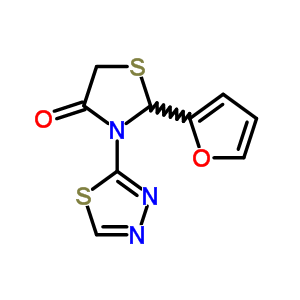 2-(2-߻ૻ)-3-(1,3,4--2-)-4-ͪY(ji)(gu)ʽ_91260-08-1Y(ji)(gu)ʽ