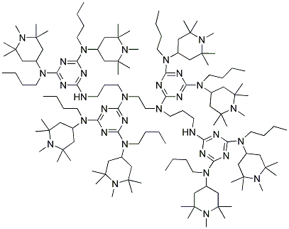 1,5,8,12-[4,6-(N--N-1,2,2,6,6-׻-4-ऻ)-1,3,5--2-]-1,5,8,12-ĵsʮY(ji)ʽ_106990-43-6Y(ji)ʽ