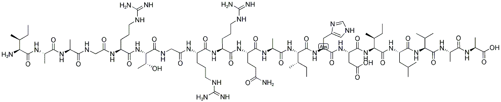 H-ILE-ALA-ALA-GLY-ARG-THR-GLY-ARG-ARG-GLN-ALA-ILE-HIS-ASP-ILE-LEU-VAL-ALA-ALA-OHY(ji)(gu)ʽ_126370-52-3Y(ji)(gu)ʽ