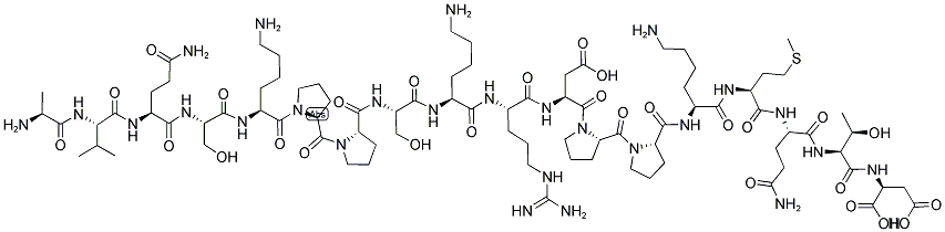 ALA-VAL-GLN-SER-LYS-PRO-PRO-SER-LYS-ARG-ASP-PRO-PRO-LYS-MET-GLN-THR-ASPY(ji)(gu)ʽ_137181-56-7Y(ji)(gu)ʽ