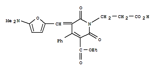 (9ci)-3-[[5-(׻)-2-߻]׻]-5-(ʻ)-3,6--2,6--4--1(2H)-ऱY(ji)(gu)ʽ_207675-73-8Y(ji)(gu)ʽ