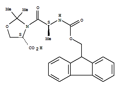 Fmoc-L-Ala-L-Ser[PSI(Me,Me)Pro]-OHY(ji)(gu)ʽ_252554-78-2Y(ji)(gu)ʽ