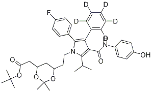 (6-{2-[2-(4-)-4-(4-u-)-5--3--d5--1-]-һ}-2,2-׻-[1,3]-f-4-)-嶡Y(ji)(gu)ʽ_265989-38-6Y(ji)(gu)ʽ