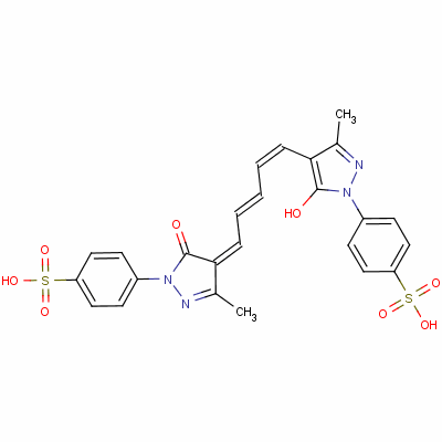4-[4,5--4-[5-[5-u-3-׻-1-(4-ᱽ)-1H--2--]-2,4-ϩ]-3-׻-5--1H--1-]Y(ji)(gu)ʽ_27969-56-8Y(ji)(gu)ʽ